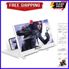 12'' 3D Screen Magnifier for Cell Phone, HD Amplifier Projector Magnifing Scr...