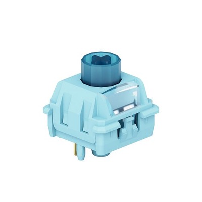 35 PCS Chilkey WS BigLucky Tactile Mechanical Switch Blue LED Diffuser Lubed
