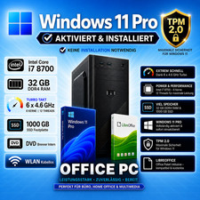PC Windows 11 | i7 8700 6 x 4.6  GHZ MAX  | T...