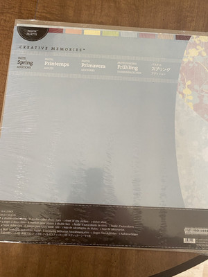 Creative Memories 12x12 Power Palette SPRING ADDITIONS PASTEL Paper Pack Tile