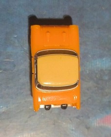 Vtg Galoob Micro Machines Insiders Orange Chevrolet 57 Bel Air w/ Mini Ferrari!