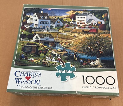 Charles Wysocki 1000 Piece Puzzle Called Hound of the Baskervilles