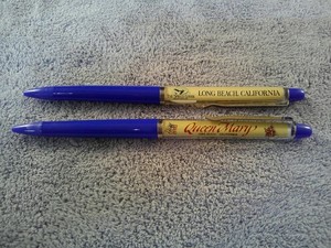 Vintage Floaty Pen - Queen Mary Long Beach California/Queen Mary Denmark Empty