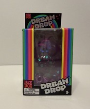 NeeDoh Dream Drop Purple Squishy Stress Toy w/ Splash Display Stand Authentic