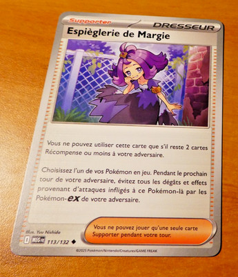 Pokemon Mega Evolution Karte Karte 113/132 Meg Me01 Fr Mint 2025