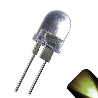 50 x LED 10mm Warm Soft White .5 Watt Bright High Power LEDs 0.5w half 1/2 Car
