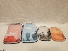 PACKING CUBES Compression Luggage Organizers Landscape 4 Pcs TRIPPED TRAVEL GEAR