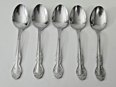 Ace Stainless Silverware Flatware Comma Soup Spoons Korea