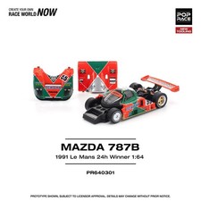 Pop Race 1:64 Mazda 787B Le Mans 1991 24H #301