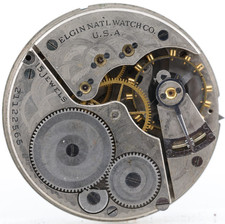 ELGIN 21122565 GRADE 313, 16s 15j POCKET WATCH MOVEMENT, RUNS KE