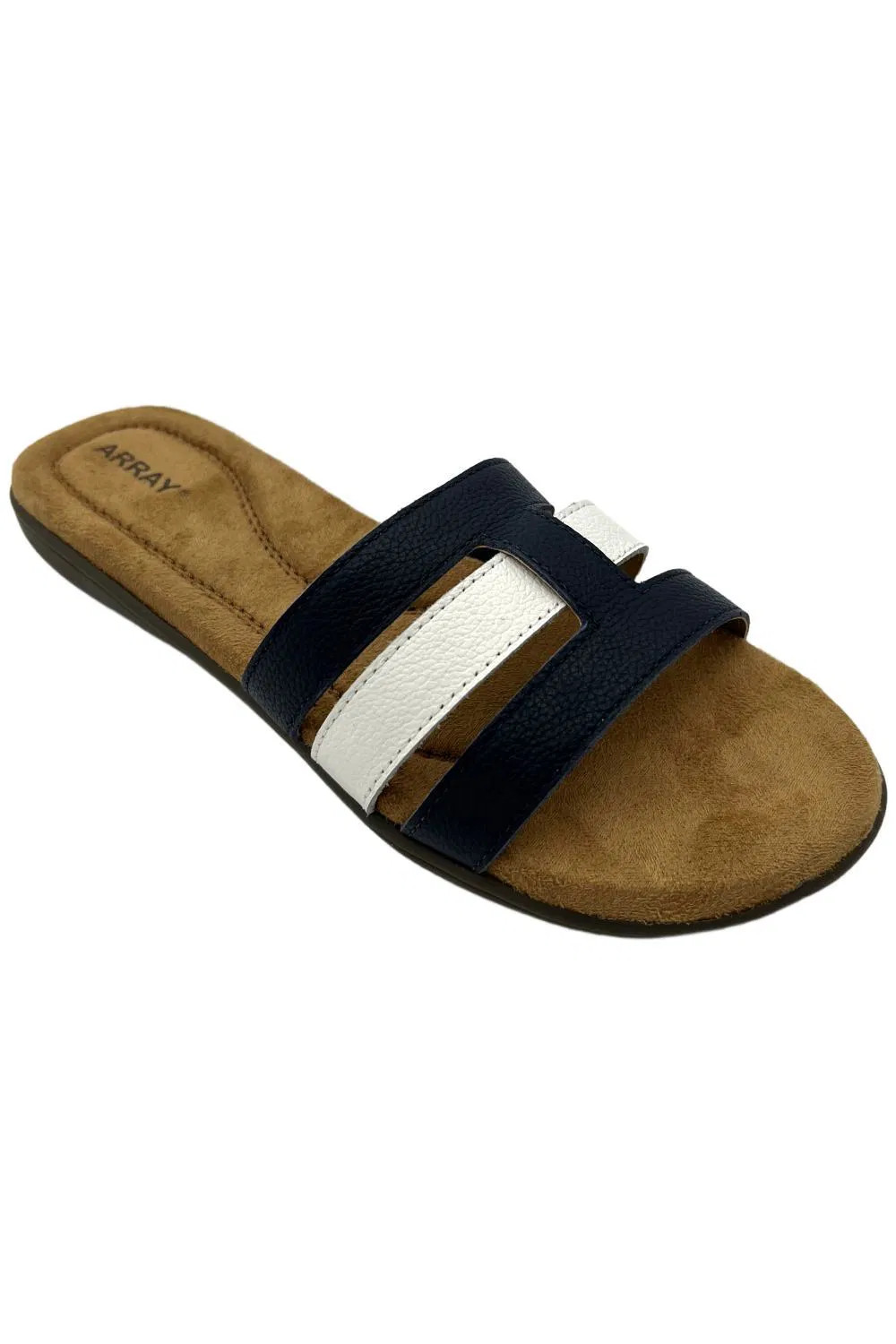 ARRAY Womens Sarasota Sandal NavyWhite 4890₽