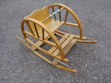 Vintage Child's Wooden Teetertot Rocker/Bouncer