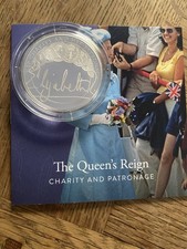 Silver Proof Coin 1oz &pound;5 2022 Queen Elizabeth II Charity .999 Royal Mint BOX+COA