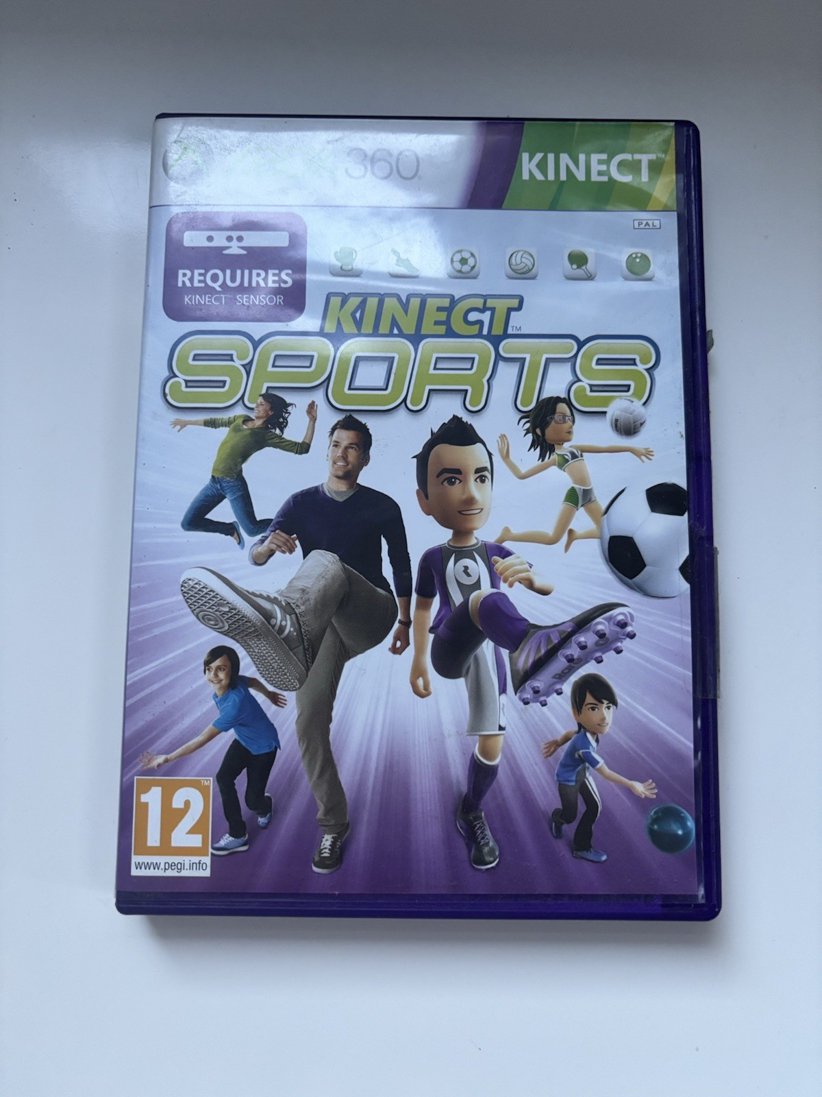 Kinect Sports Xbox 360 Manual Included PAL 12+