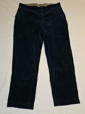 Vintage Polo Ralph Lauren Navy Blue Corduroy Pants Mens 38x30 90s