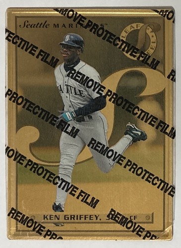 Ken Griffey Jr. [Gold] #52 1996 Leaf Steel card