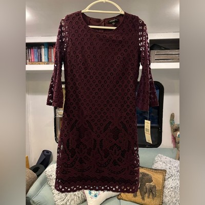NWTs!! Sharagano Lace Dress (size: medium)