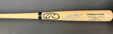 Michael Harris Braves Signed Engraved Bat Blonde Beckett Hologram 2022 NL ROY