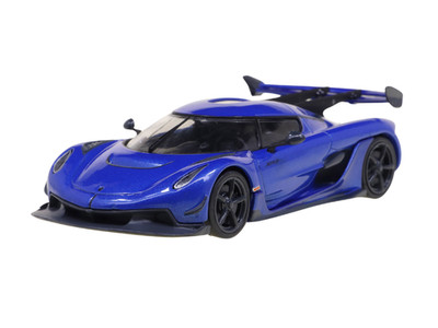 2021 Koenigsegg Jesko - Imperial Blue Diecast 1:43 Scale Model - Solido S4312601