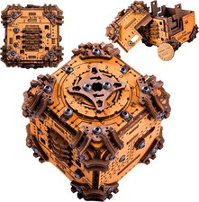 Tesseract's Secret - Wooden Puzzle Box for Adults - 3D Brain Teaser Puzzle Kit