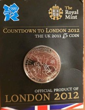 2010 Countdown to London Olympics 2012 UK &pound;5 Coin Mint Condition