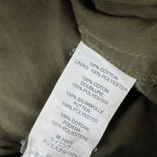 J.Crew Mens Field Jacket Army Green Utility Hooded Military Coat NX-631 Small image 4