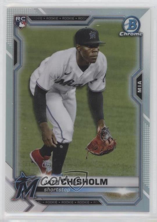 2021 Bowman Chrome SP Rookie Image Variation Jazz Chisholm #57 ya6