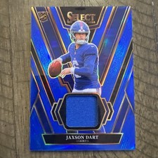 2025 Panini Select Jaxon Dart Rookie Swatch Giants Rookie #RSW-JDT 🔥