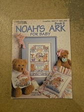 Noah's Ark For Baby Cross-Stitch Pattern Booklet, Leisure Arts Leaflet # 3017