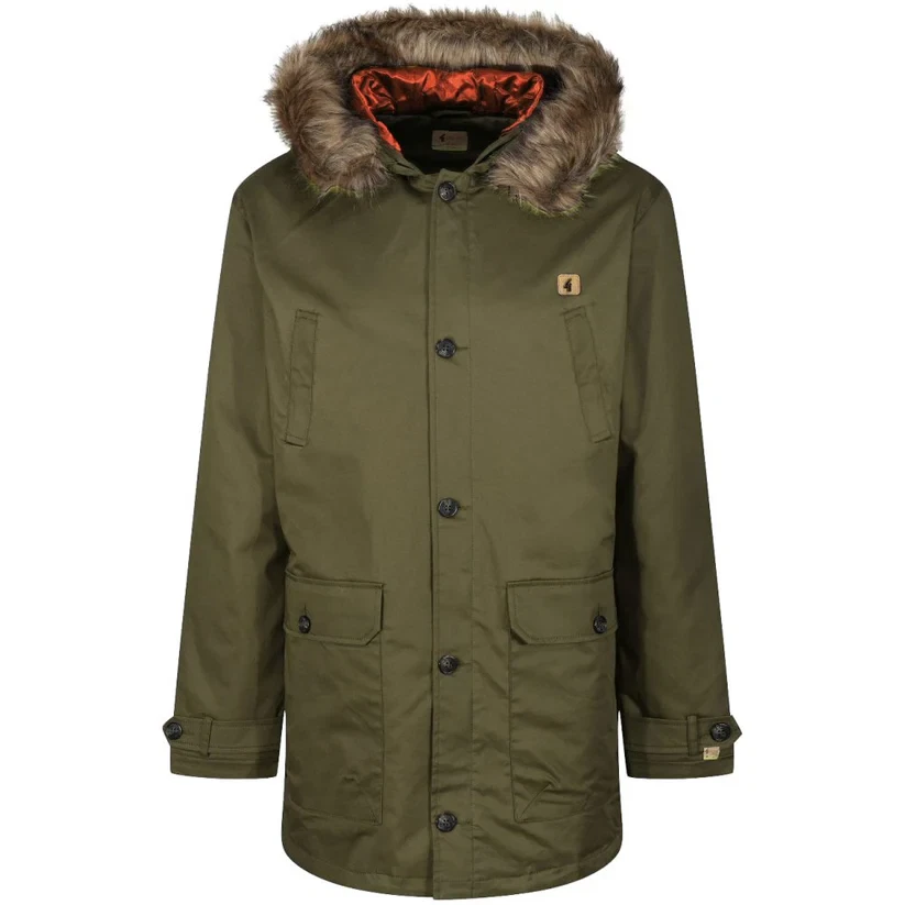Gabicci Vintage Parka Coat Raincoat Fur Hood Parker Hooded Cotton Green Casual
Opens in a new window