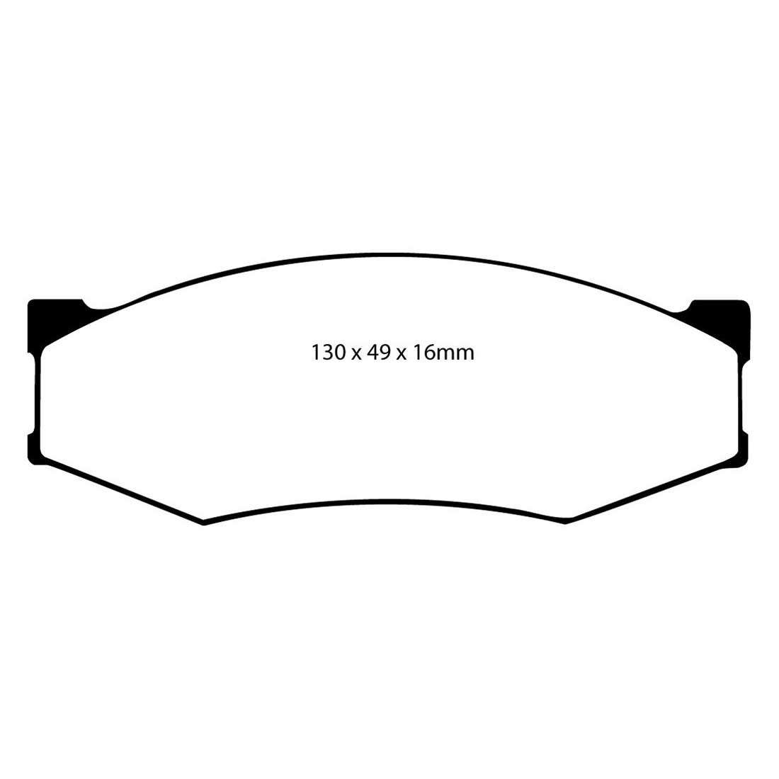 EBC Greenstuff brake pads (Front) – ref. EBC101436 – for Infiniti M30