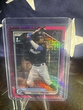2024 Bowman Chrome - Andres Valor #BCP-196 Fuchsia Shimmer Refractor /199 (RC)