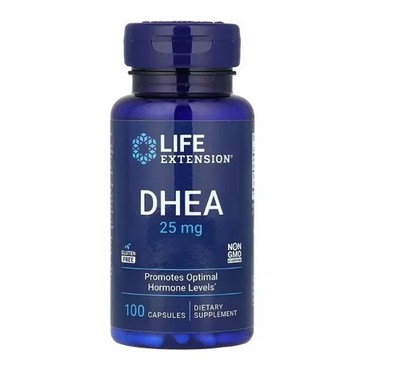 Life Extension 25 mg Vegetarian Tablets - 100 Count Exp. 10/2026
