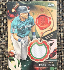 Topps 2024 Holiday Julio Rodríguez Seattle Mariners Relic Card #RC-JR