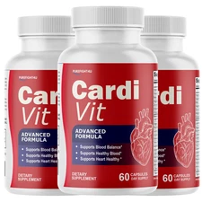 CardiVit Blood Health Support Supplement - Cardi Vit -  3 Bottles