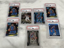 2017 Prizm Blue Ice /99 And Select Zebra Dennis Smith Jr PSA 10 (7 Card lot)