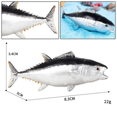 Fisch Figur Spielzeug Aquarium Landschaft Deko Vorschule Tier Spielset Thunfisch