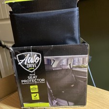 Auto Drive Rear Seat Protector Black