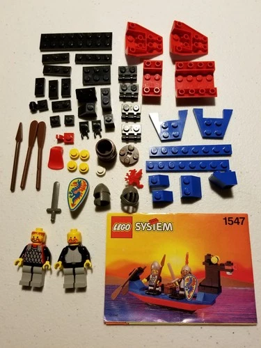 LEGO Castle: Black Knights Boat (1547) 100% complete with instructions