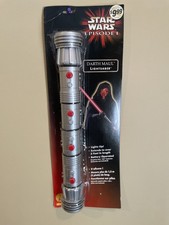 Star Wars Episode 1 DARTH MAUL Double Blade Rubies 1613 LIGHTSABER NIB