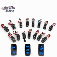 Led Lighthornturn Signal Rocker Toggle Switch Button For Pickup Truck Off Road