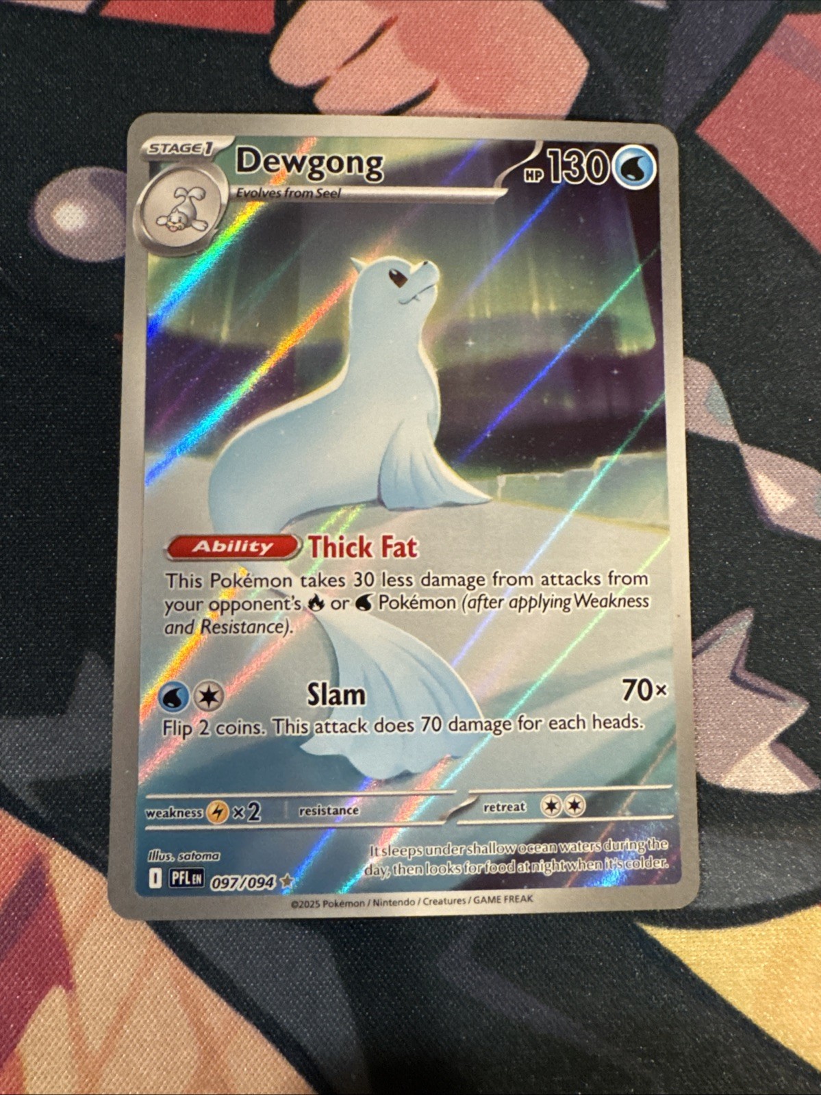 Dewgong 097/094 Illustration Rare Phantasmal Flames LP