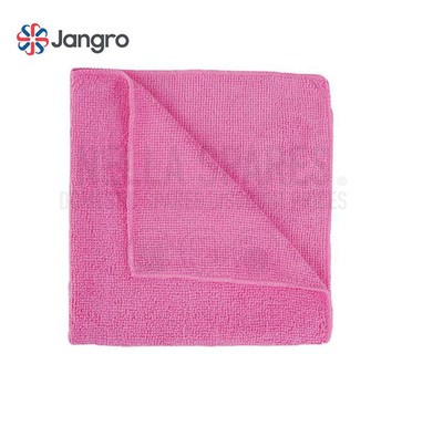 Jangro Super Mikrofaser Reinigungstuch - Rosa - 40 cm - Paket 1 40 cm x 40 cm