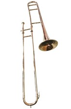 TROMBONE SLIDE MADE OF PURE BRASS METAL IN CHROME POLISH CASE BOX FREE SHIPP