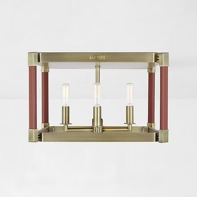 Visual Comfort Flush Mount Light:  New Ralph Lauren Hadley
