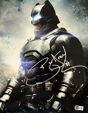 Ben Affleck Signed 11x14 Metallic Photo Batman DC Autograph Beckett Witness