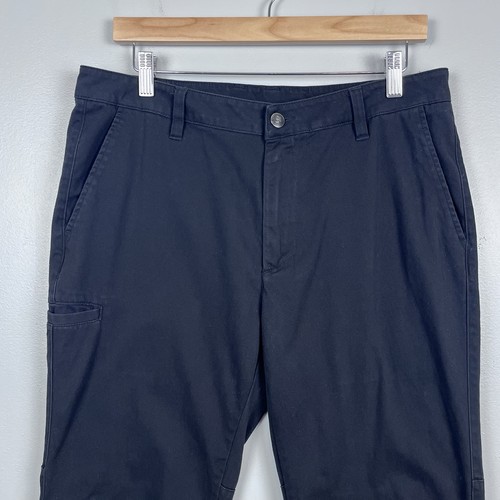BYLT Men's Black Classic Chino Pants Performance Stretch Size M; Tappered - Picture 2 of 13