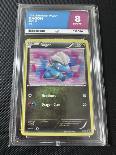 Pokémon TCG Bagon Dragon Vault #6 Holo Ace 8