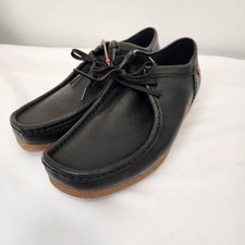 Clarks Extreme Comfort Leather Loafers Black 26.5cm Men's New Shoes