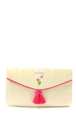 ESCADA Clutch Mittel Damen Tasche creme-pink Casual-Look
